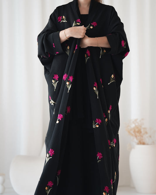 Black with Flowers | B03